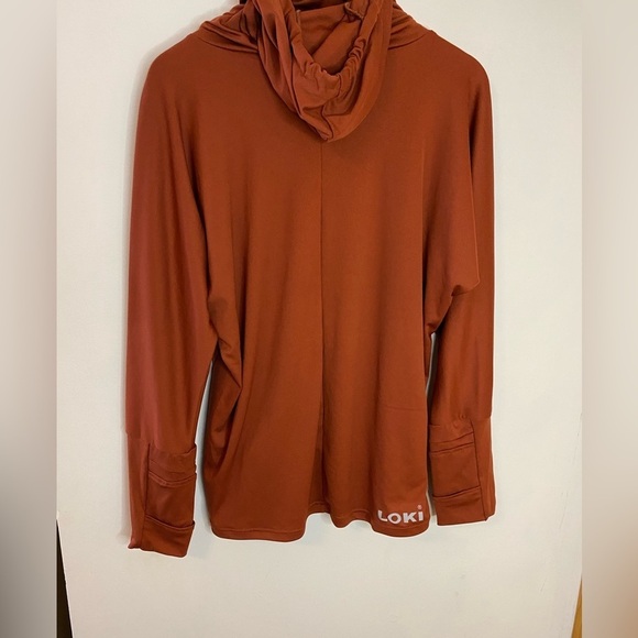 Loki Raven Shadow Unisex Hooded Face Guard Mitten Sleeve Top - Picture 10 of 12